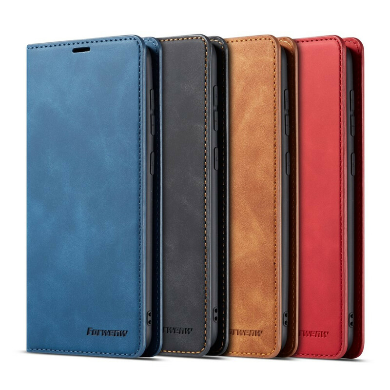 Flip cover Samsung Galaxy A20e Leder Effect FORWENW Flip cover Samsung Galaxy A20e Leder Effect FORWENW