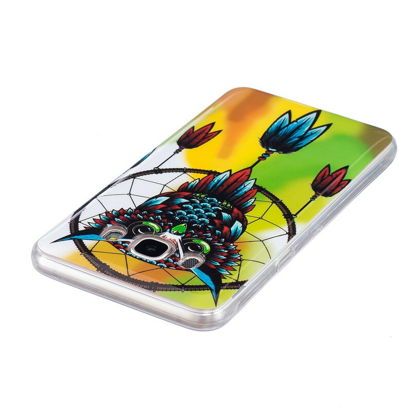 Samsung Galaxy J7 2016 Catchy Uil Hoesje Fluorescerende