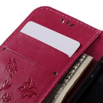 Samsug Galaxy A3 2016 Hoesje Vlinders en Bloemen