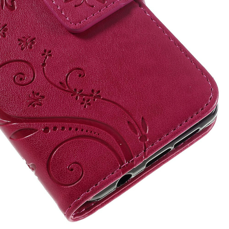 Samsug Galaxy A3 2016 Hoesje Vlinders en Bloemen