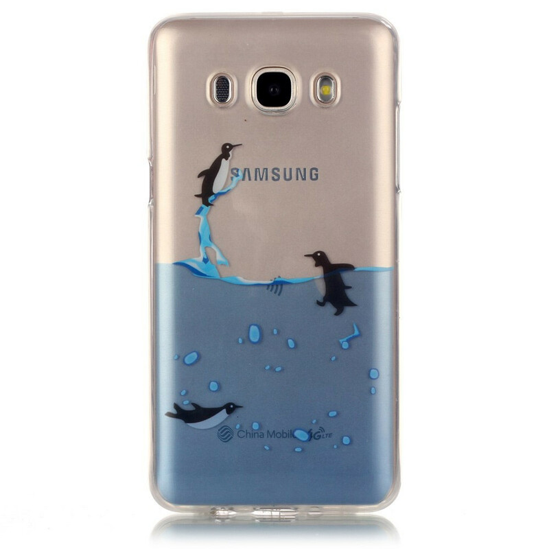 redden Dag bouw Samsung Galaxy J5 2016 hoesje Pinguïn Spel - Dealy
