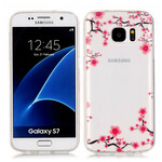 Samsung Galaxy S7 Hoesje Bloemen Takken