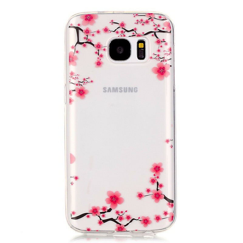 Samsung Galaxy S7 Hoesje Bloemen Takken
