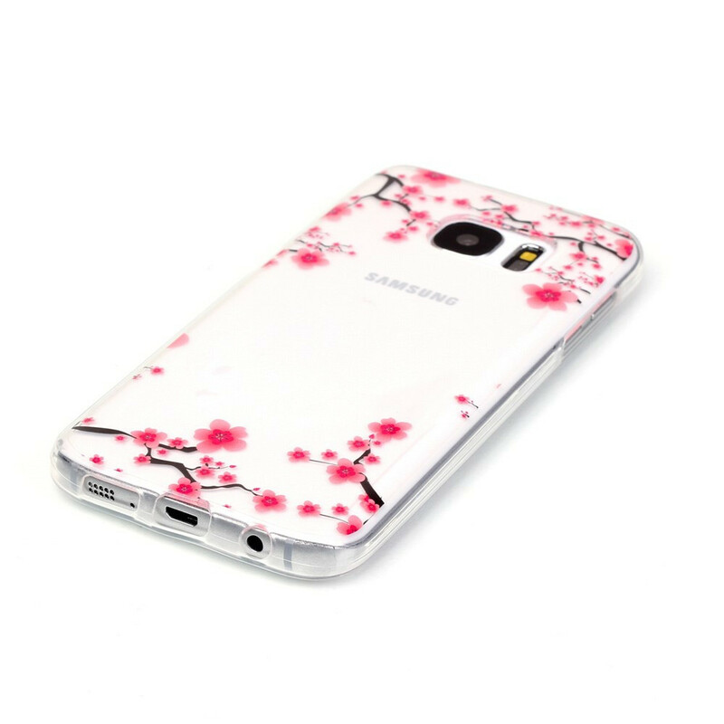 Samsung Galaxy S7 Hoesje Bloemen Takken