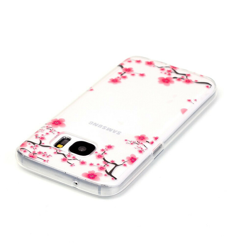 Samsung Galaxy S7 Hoesje Bloemen Takken