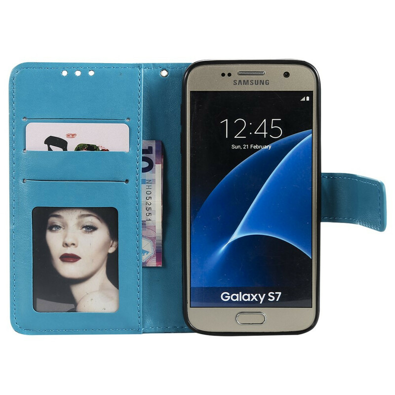 Samsung Galaxy S7 Hoesje Mandala Zon Samsung Galaxy S7 Hoesje Mandala Zon