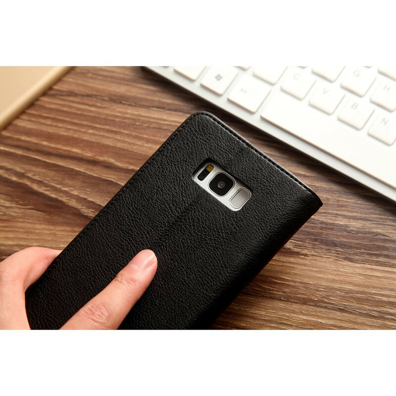 Flip cover Samsung Galaxy S8 leer effect Multi-Card CMAI2