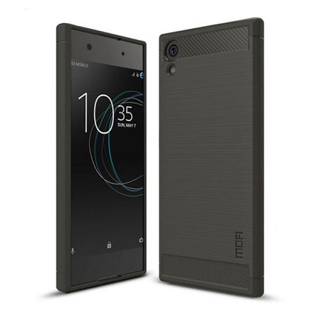 Sony Xperia XA1 geborsteld koolstofvezel hoesje IMAK