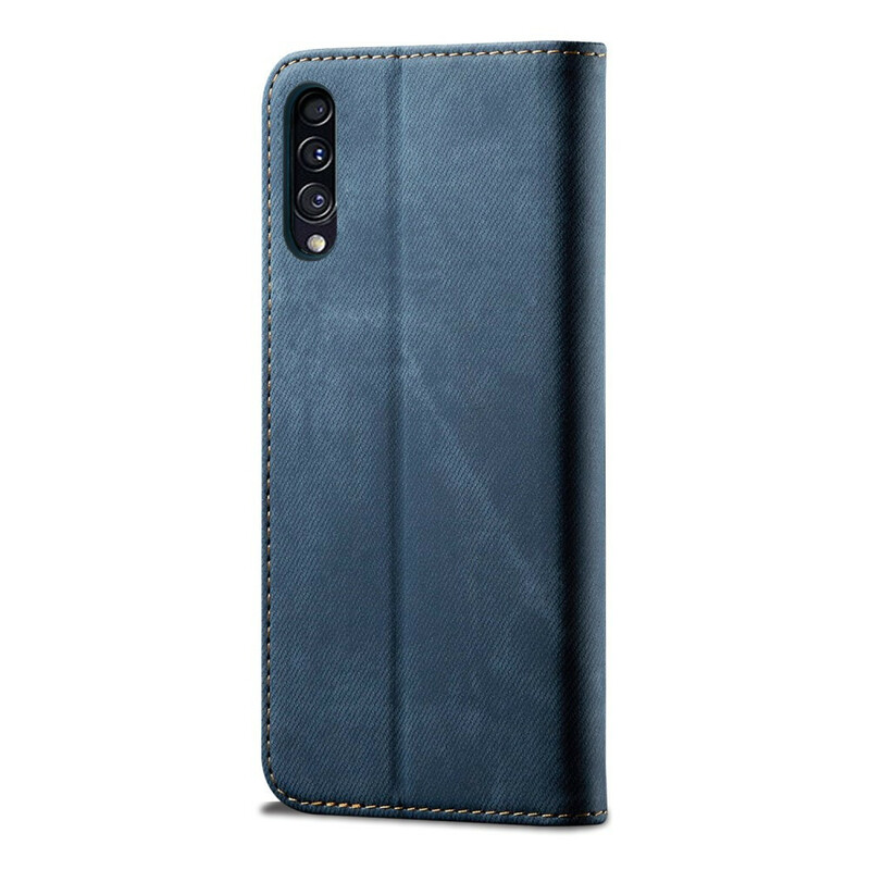 Flip Cover Samsung Galaxy A50 Jeans Stof