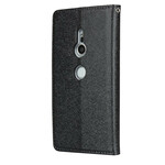 Flip cover Sony Xperia XZ2 stijl zacht leer met riem