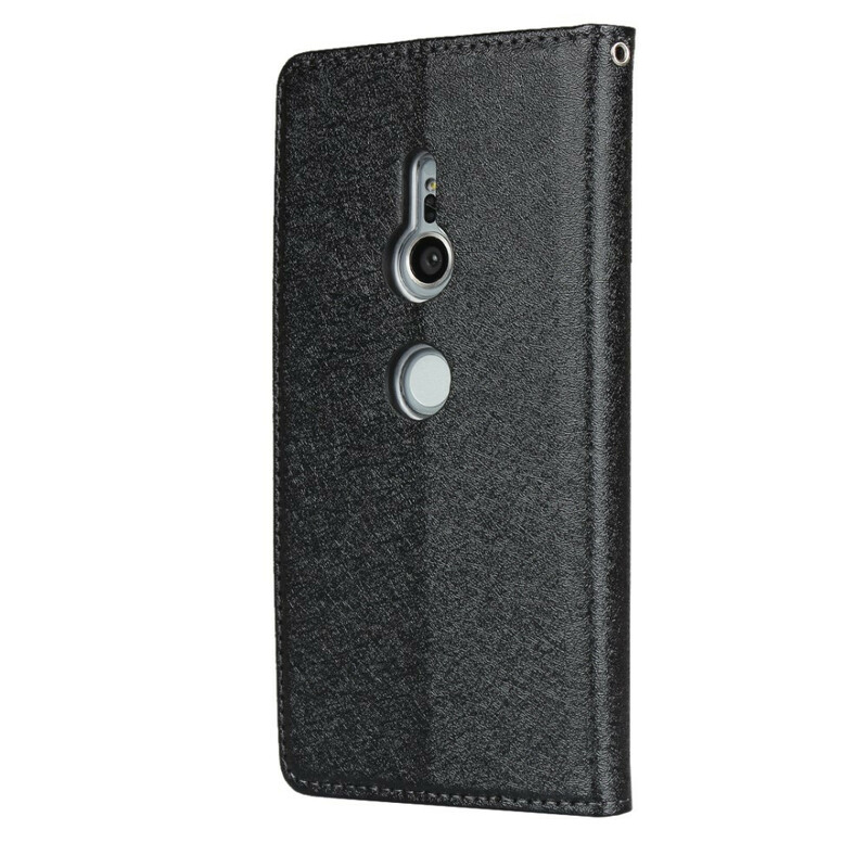 Flip cover Sony Xperia XZ2 stijl zacht leer met riem
