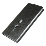 Flip cover Sony Xperia XZ2 stijl zacht leer met riem
