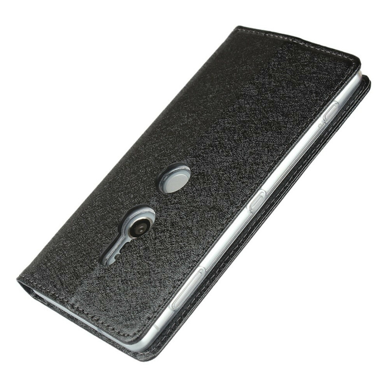 Flip cover Sony Xperia XZ2 stijl zacht leer met riem