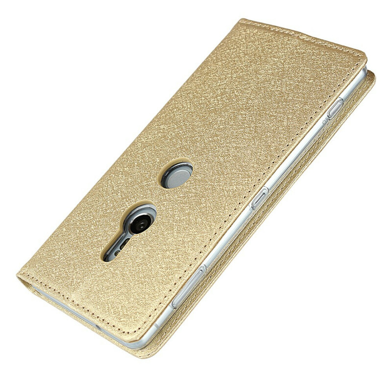 Flip cover Sony Xperia XZ2 stijl zacht leer met riem Flip cover Sony Xperia XZ2 stijl zacht leer met riem