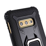 Samsung Galaxy S10e Ring en Koolstofvezel Hoesje