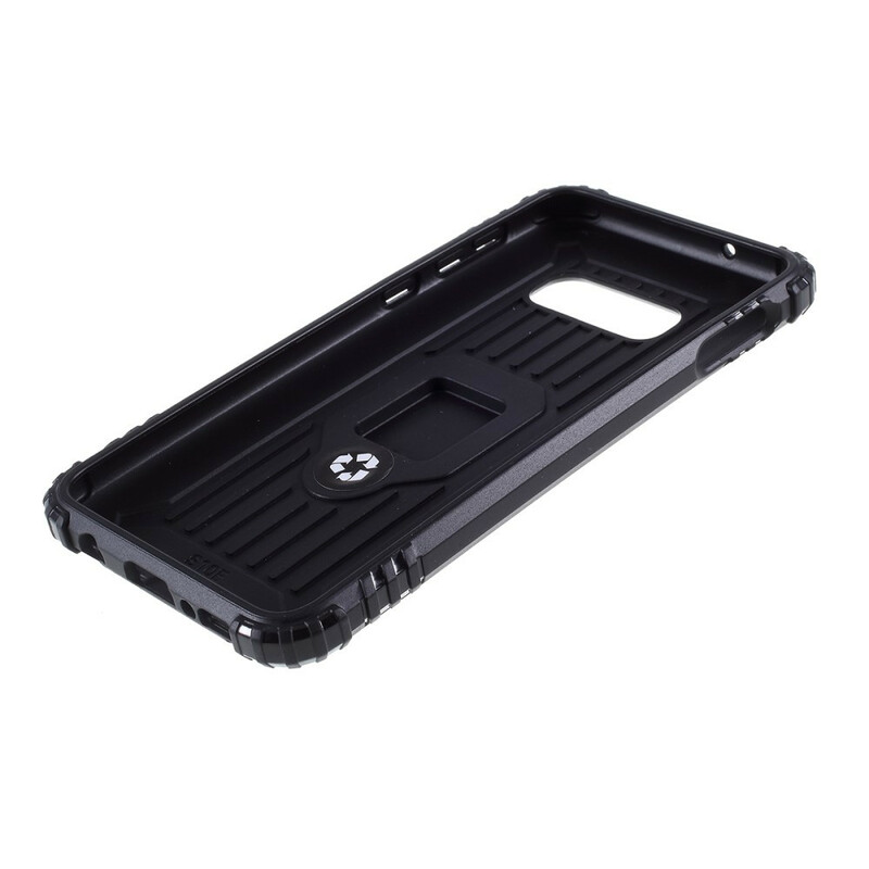 Samsung Galaxy S10e Ring en Koolstofvezel Hoesje