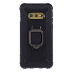 Samsung Galaxy S10e Ring en Koolstofvezel Hoesje