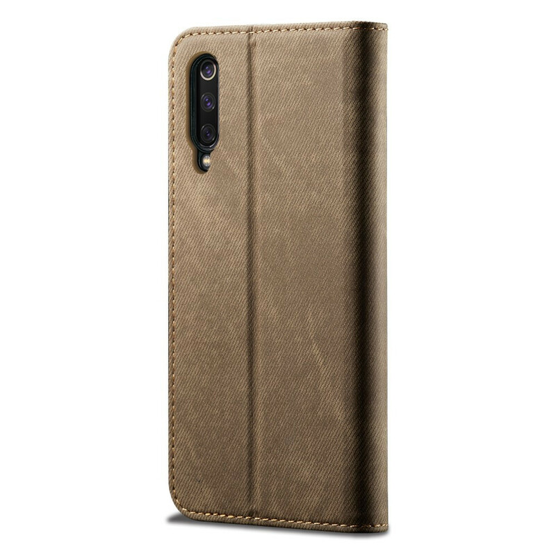 Flip Cover Xiaomi Mi 9 Stof Jeans