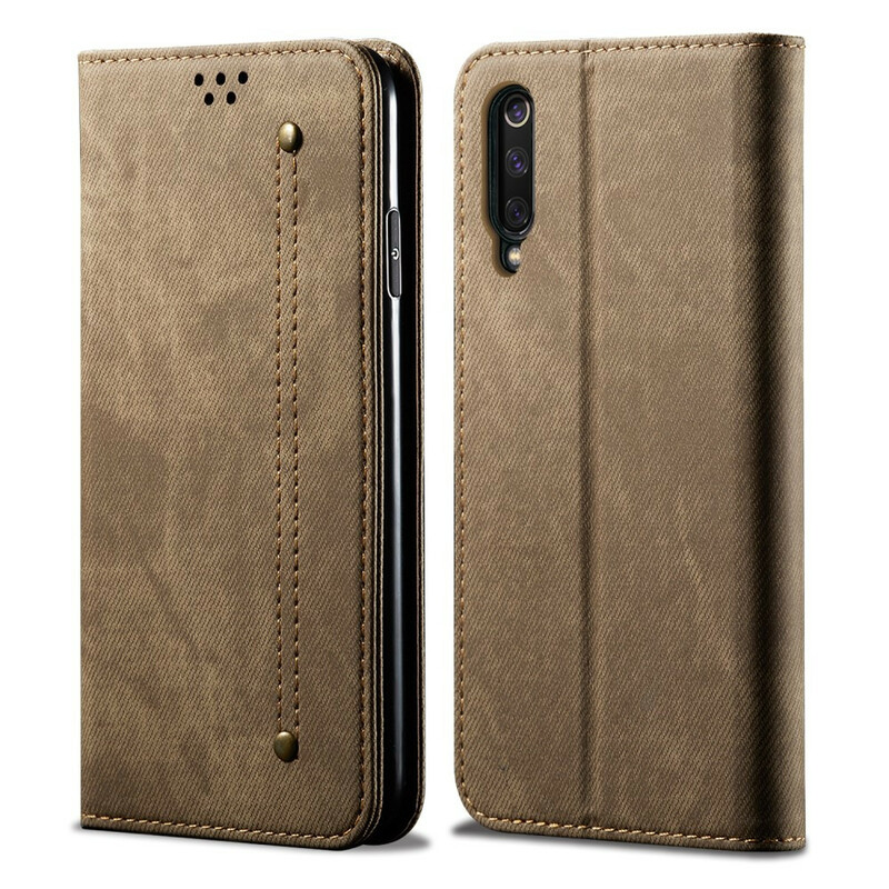 Flip Cover Xiaomi Mi 9 Stof Jeans