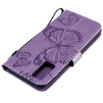 Samsung Galaxy S20 Reuze Vlinders Strap Case