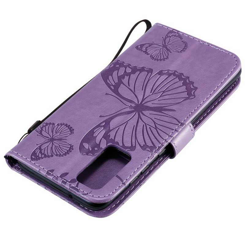 Samsung Galaxy S20 Reuze Vlinders Strap Case