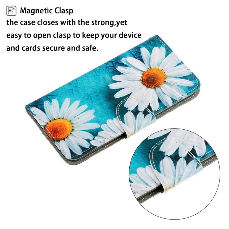 Samsung Galaxy S20 Daisy Strap Hoesje