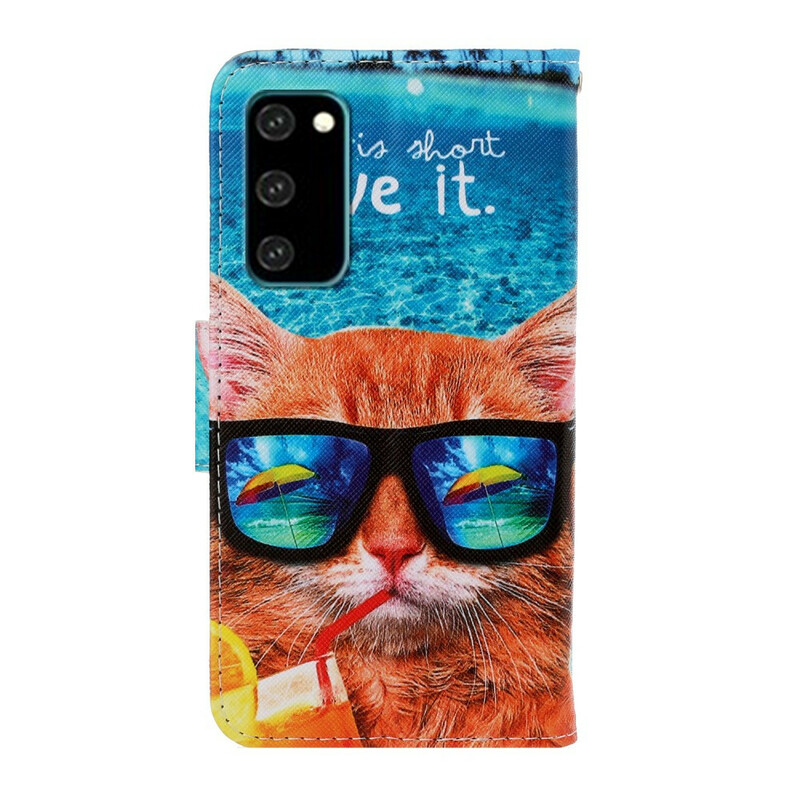 Samsung Galaxy S20 Cat Live It Koord Hoesje