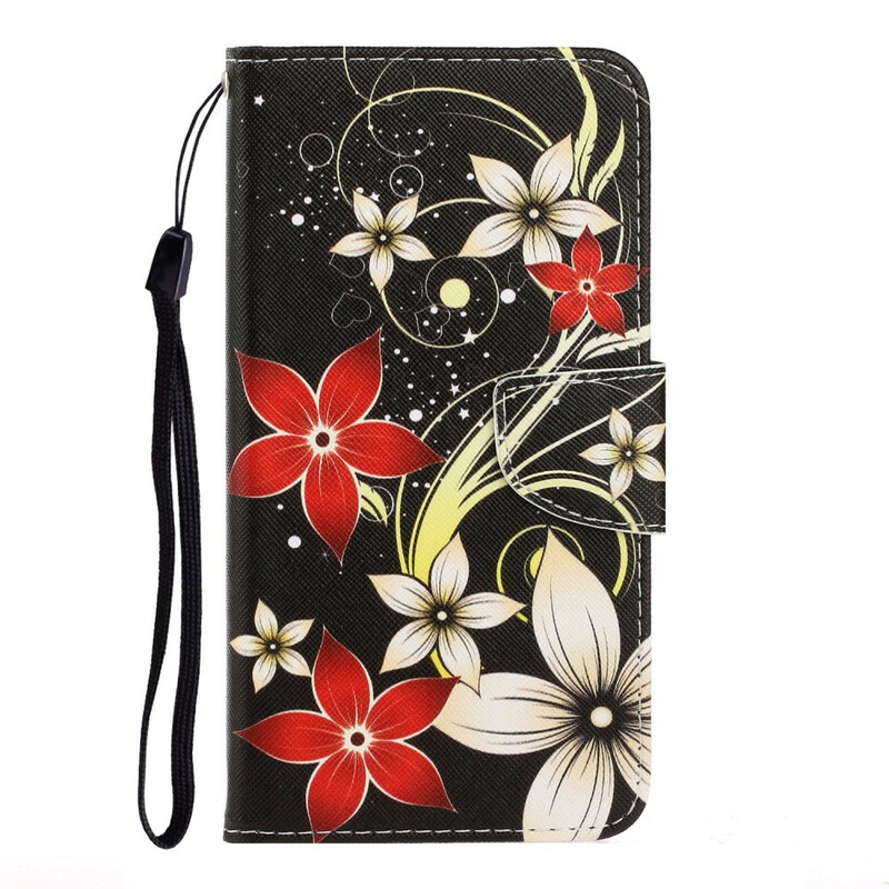 Samsung Galaxy S20 Kleurrijke Bloem Strap Case