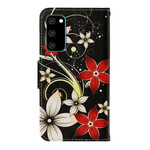 Samsung Galaxy S20 Kleurrijke Bloem Strap Case