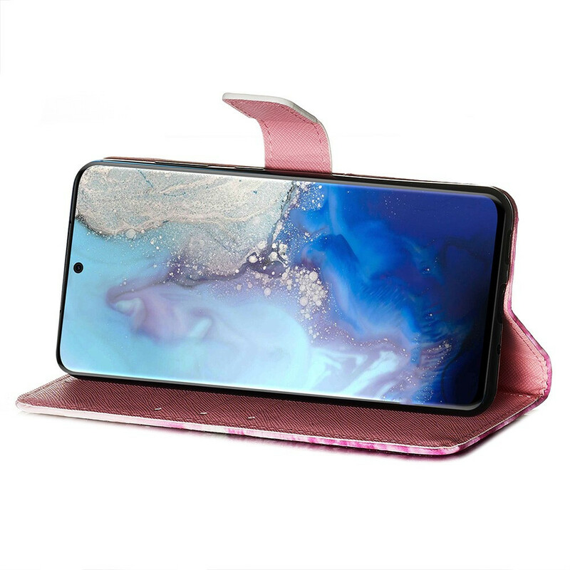 Samsung Galaxy S20 Klaproos Waterverf Hoesje