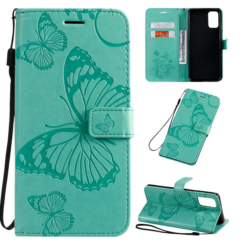 Samsung Galaxy S20 Plus Reuze Vlinders Strap Case Samsung Galaxy S20 Plus Reuze Vlinders Strap Case