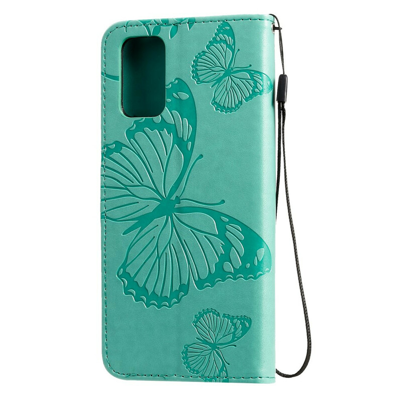 Samsung Galaxy S20 Plus Reuze Vlinders Strap Case Samsung Galaxy S20 Plus Reuze Vlinders Strap Case