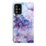 Samsung Galaxy A71 Waterverf Wolf Case