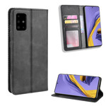 Flip cover Samsung Galaxy A71 leer effect vintage stijlvol