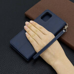 Samsung Galaxy A71 Hoesje Gladde Schuine Klep