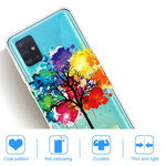 Samsung Galaxy A71 heldere aquarel boom case