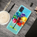 Samsung Galaxy A71 heldere aquarel boom case