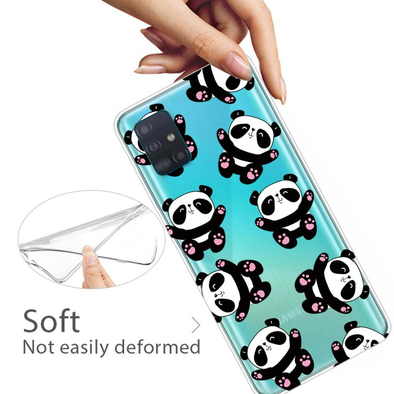 Samsung Galaxy A71 Hoesje Top Panda's Plezier