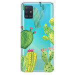 Samsung Galaxy A71 Cactus Waterverf Hoesje