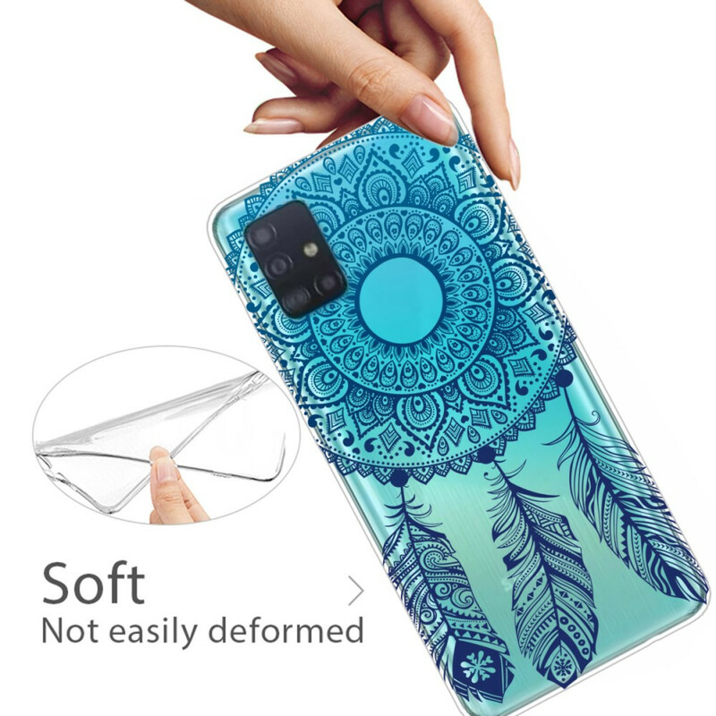Samsung Galaxy A71 Mandala Bloemen Case Uniek