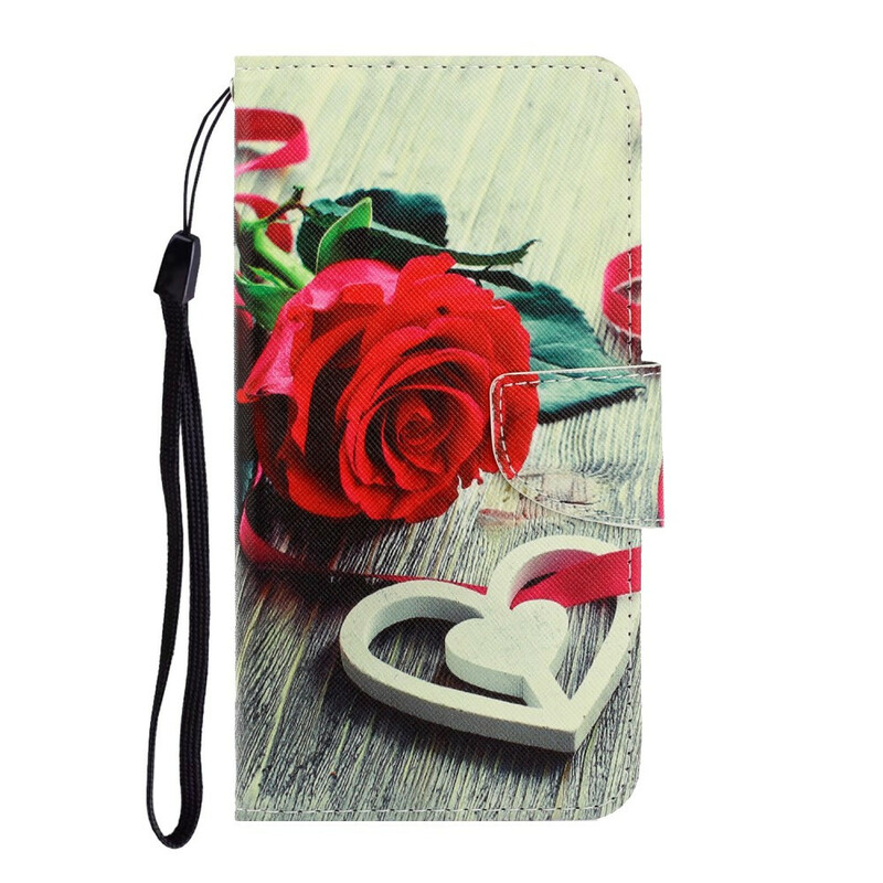 Samsung Galaxy S20 Ultra Roze Romantische Strap Case