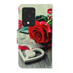Samsung Galaxy S20 Ultra Roze Romantische Strap Case