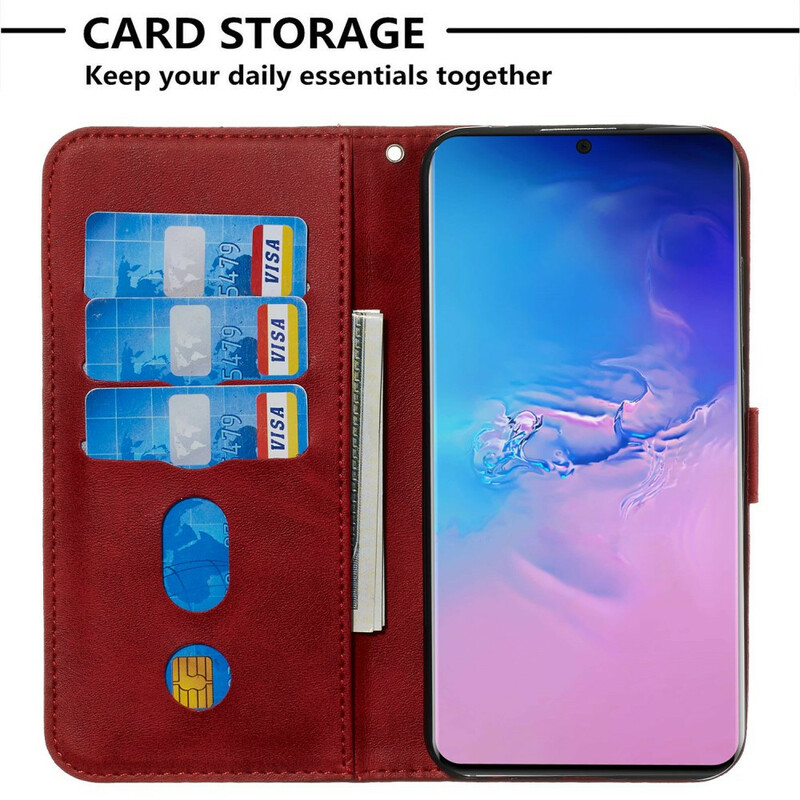 Samsung Galaxy S20 Ultra Vintage Hoesje Portemonnee