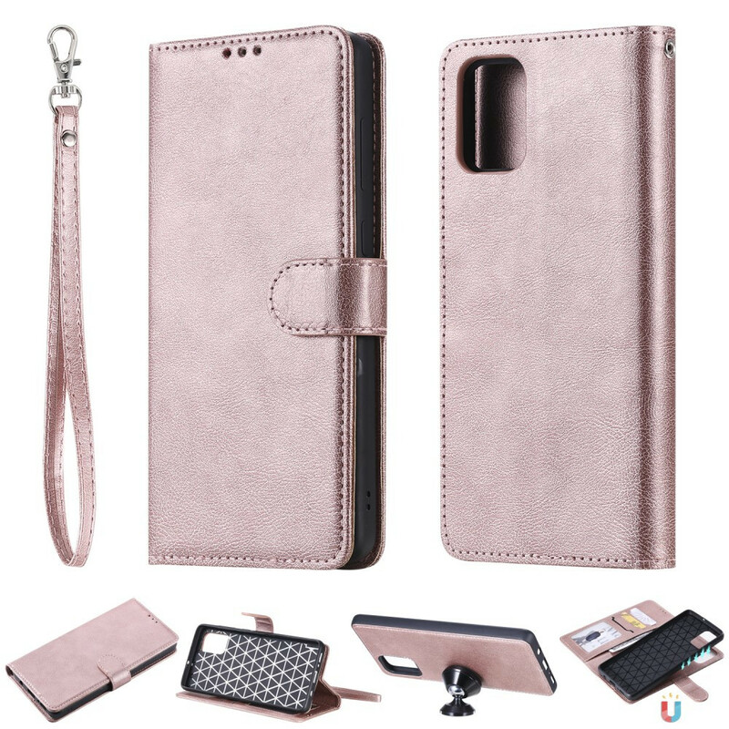 Samsung Galaxy A71 Afneembaar Hoesje en Koord