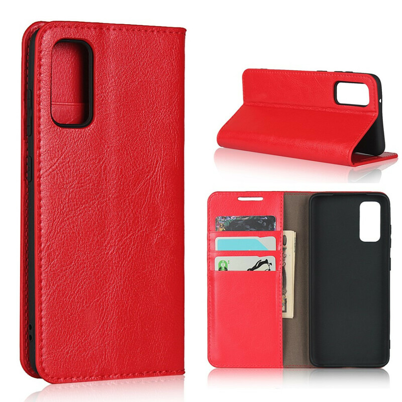 Flip cover Samsung Galaxy S20 Echt Leer