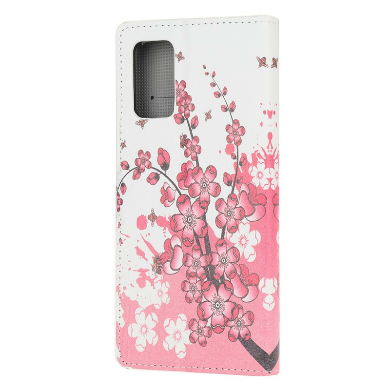 Samsung Galaxy S20 Tropische Bloemen Hoesje