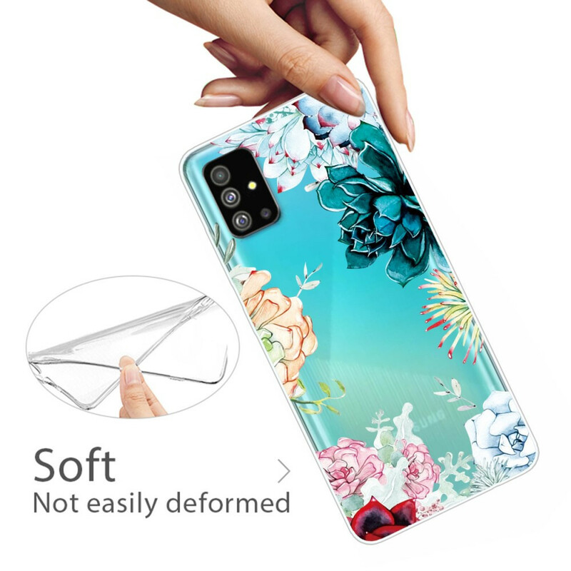 Samsung Galaxy S20 Plus helder aquarel bloem case