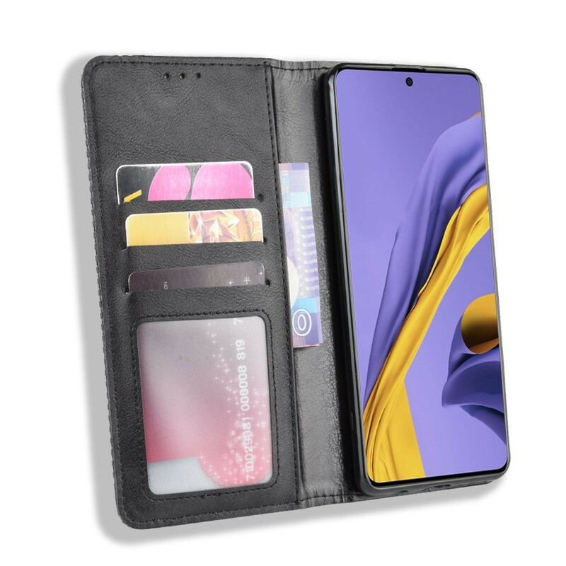 Flip cover Samsung Galaxy S20 Vintage Lederen Effect Stijlvol