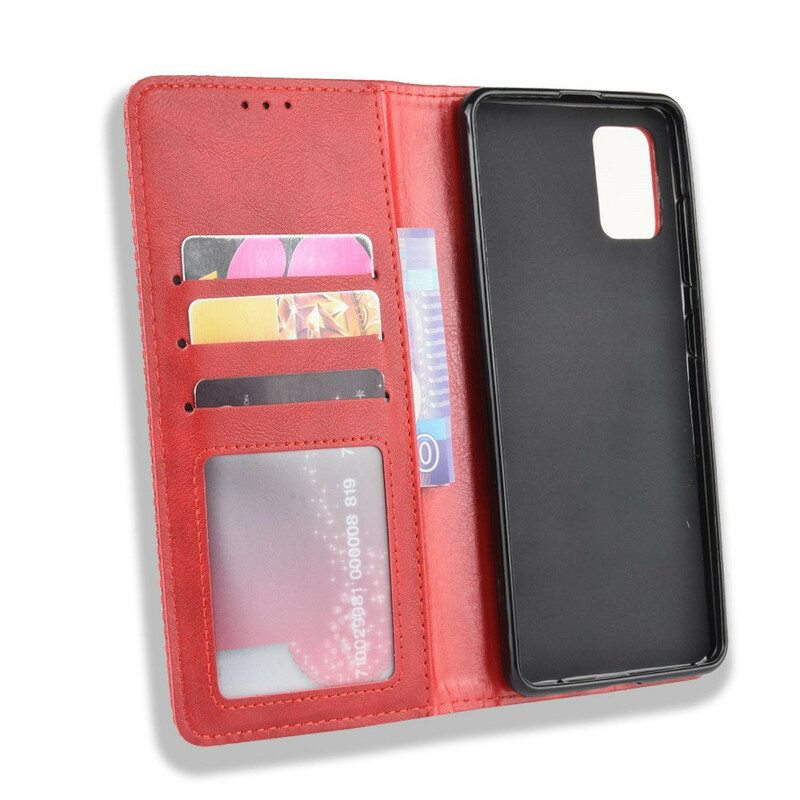 Flip cover Samsung Galaxy S20 Vintage Lederen Effect Stijlvol Flip cover Samsung Galaxy S20 Vintage Lederen Effect Stijlvol