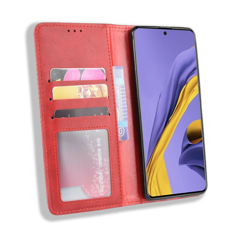 Flip cover Samsung Galaxy S20 Vintage Lederen Effect Stijlvol Flip cover Samsung Galaxy S20 Vintage Lederen Effect Stijlvol
